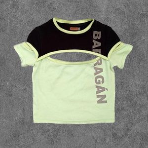 Barragán green baby tee